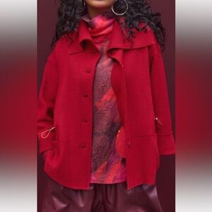 NOEN  Red Women's Coat size 42 NWT (mix10)